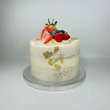 Load image into Gallery viewer, Semi Naked Fruit Topped Cake