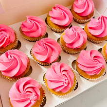 Load image into Gallery viewer, Gluten Free Rose Iced Cupcakes (Various Colours)