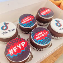 Load image into Gallery viewer, Vegan Themed Cupcakes