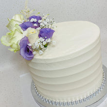 Load image into Gallery viewer, White Elegance Flower Cake (Various Sizes)