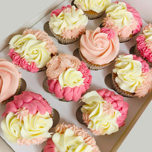Load image into Gallery viewer, 12 Colour Swirl Cupcakes (Various Colours)