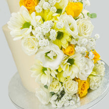 Load image into Gallery viewer, Two Tier Flowering Cake