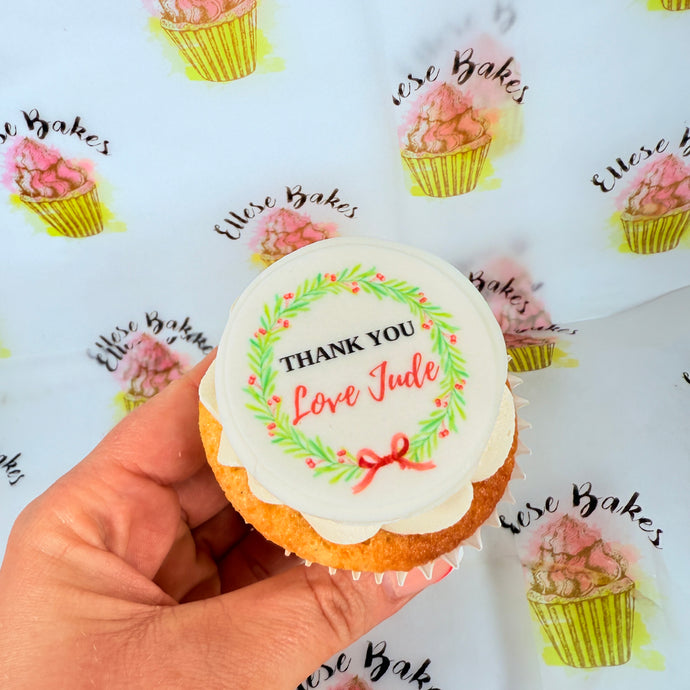 🎄 Teacher Thank You Cupcake