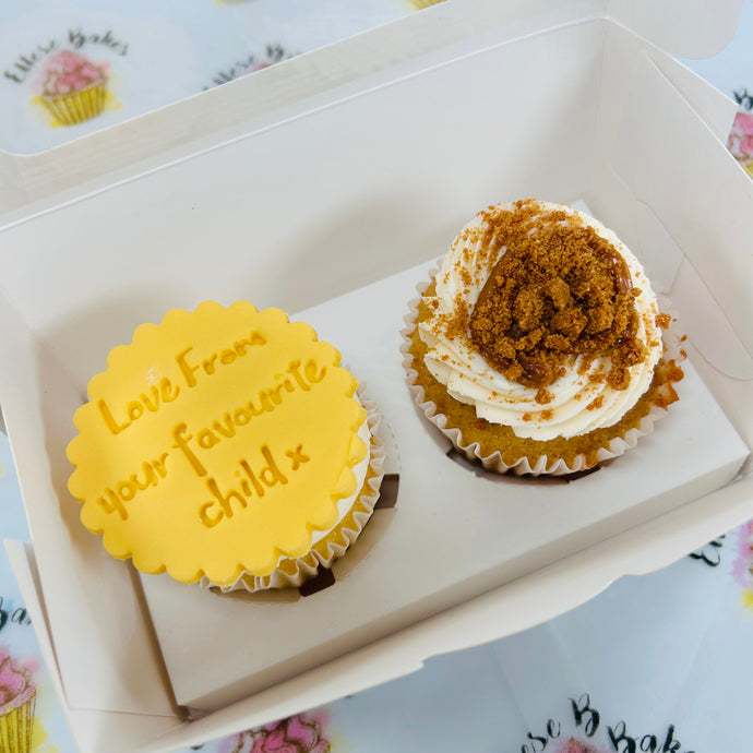 Mothers Day Box of 2 Cupcakes