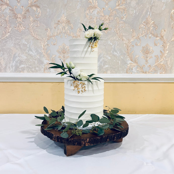 Two Tier Greenery Cake