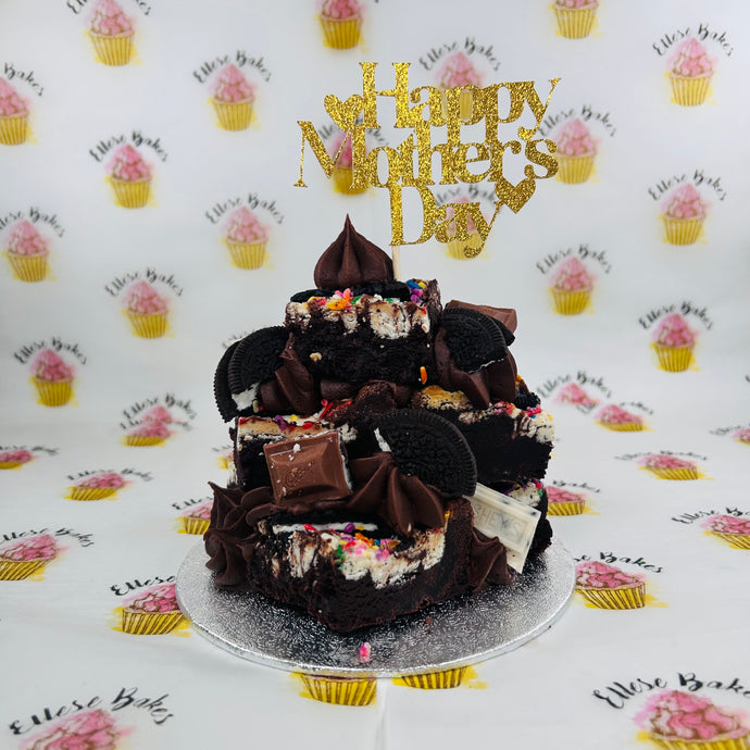 Mothers Day Mini Brownie Stack