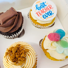 Load image into Gallery viewer, Teacher Thank You Cupcakes (Various Flavours)
