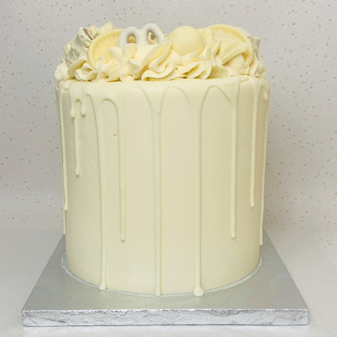 White Chocolate Drip Cake (Various Sizes)