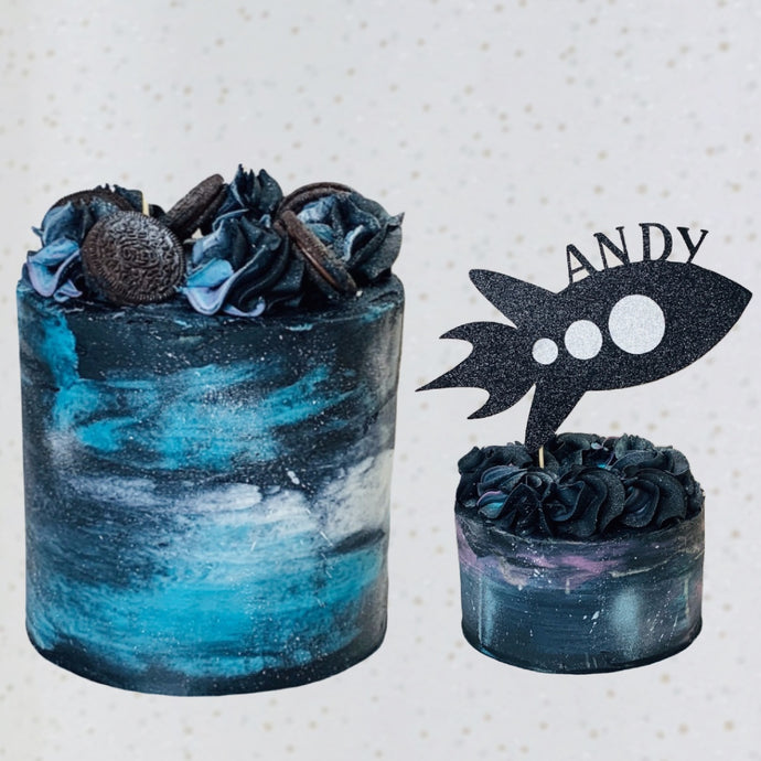 Galaxy Themed Cake (Various Sizes)