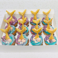 Load image into Gallery viewer, Mermaid Cupcakes (Box Of 6 or 12)
