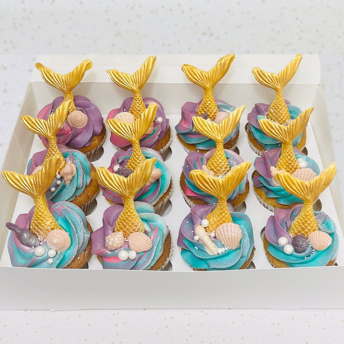 Mermaid Cupcakes (Box Of 6 or 12)