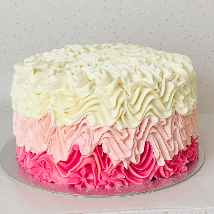 Ombre Swirl Cake (Various Sizes & Colours)