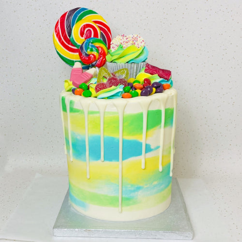 Cakes: Skittles Birthday Cake