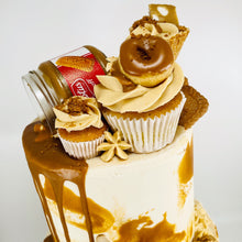 Load image into Gallery viewer, Two Tier Biscoff Overload Cake (Various Flavours)
