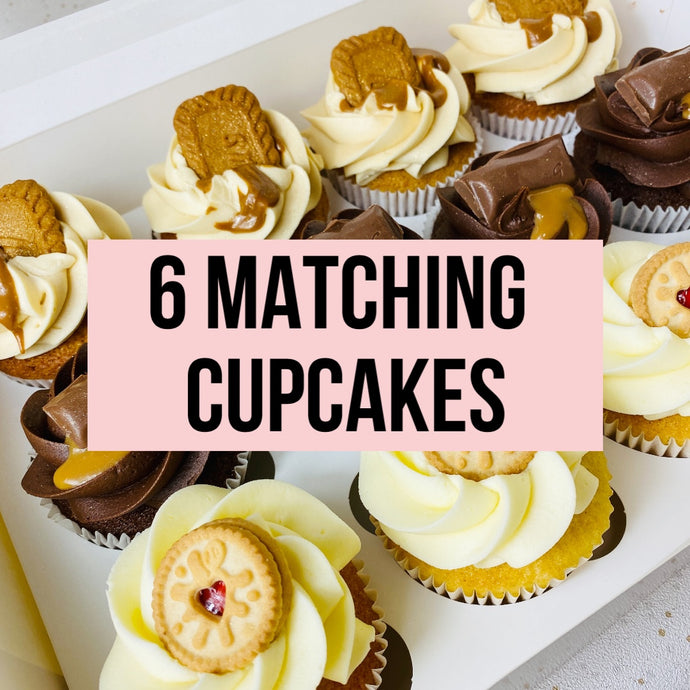 6 Matching Cupcakes