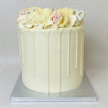 Load image into Gallery viewer, White Chocolate Drip Cake (Various Sizes)
