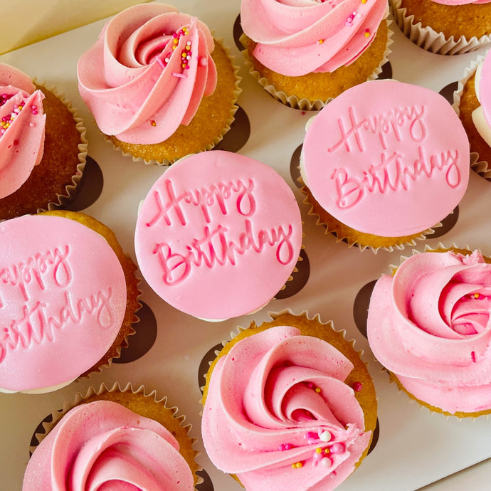 Birthday Cupcakes (Various Colours)