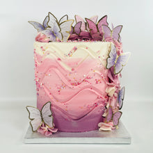 Load image into Gallery viewer, Pink Butterfly Cake (Various Sizes)
