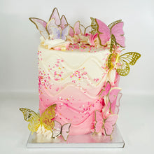 Load image into Gallery viewer, Pink Butterfly Cake (Various Sizes)

