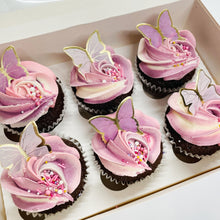 Load image into Gallery viewer, Butterfly Cupcakes (Box Of 6 Or 12)
